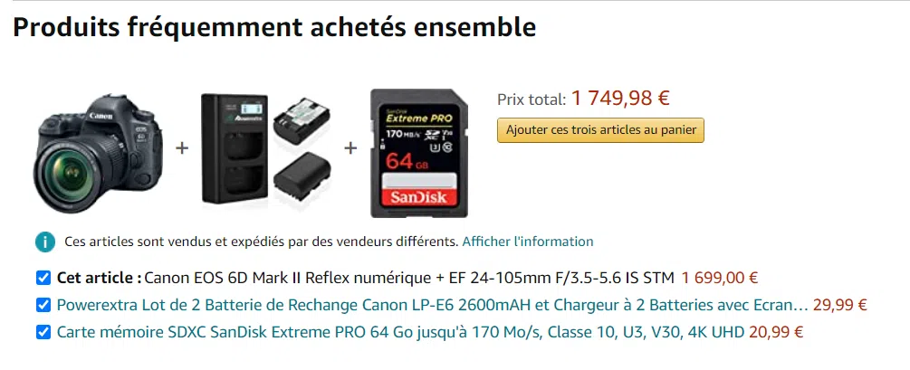 Techniques de ventes en package sur Amazon