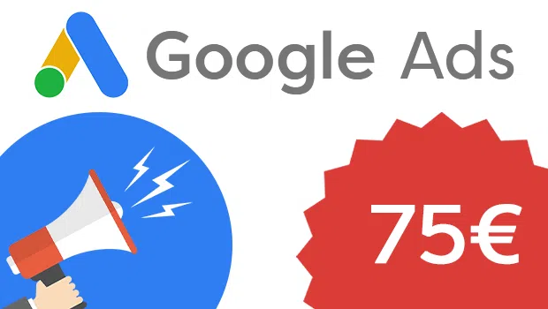 Google vous offre 75 € !