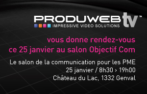 ProduWeb TV sera au salon Objectif Com.