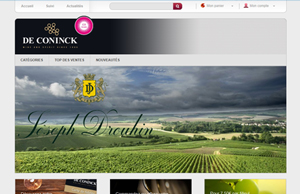Un site e-commerce pour la maison de Coninck