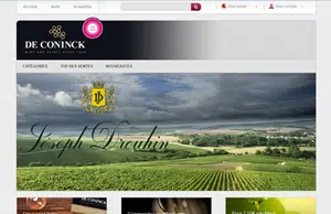 Un site e-commerce pour la maison de Coninck