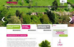 Un site web pour promouvoir l'engagement de la Ville de Liège pour le climat